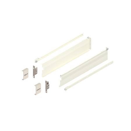 Metabox K - H118, glisiera cu role, 400mm, alb-crem, Blum