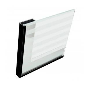 Rama din aluminiu, 2000X400mm, pentru sticla maxim 4mm, profil 645 Negru