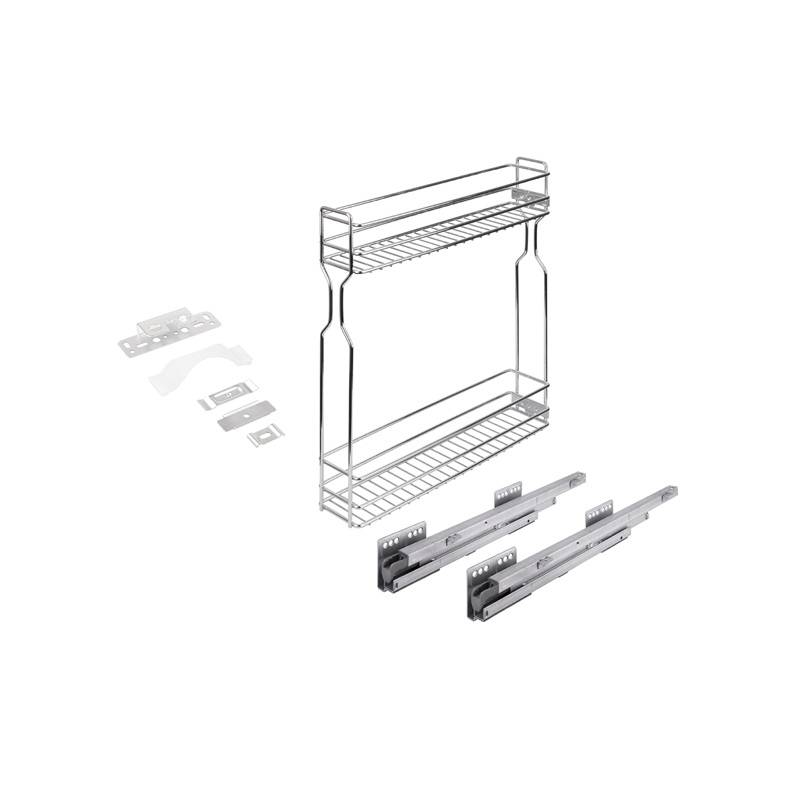 Cos Jolly pentru corp 150mm, glisiera ascunsa, cromat,