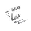 Cos Jolly pentru corp 150mm, glisiera ascunsa, separatoare sticle, gri antracit, Strong 2