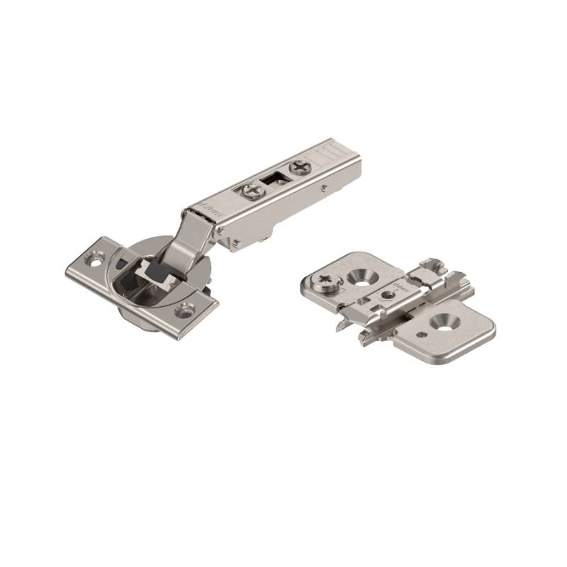 Balama clip top 110° aplicata, blumotion placuta 3D, Blum pentru casa si proiecte eficiente
