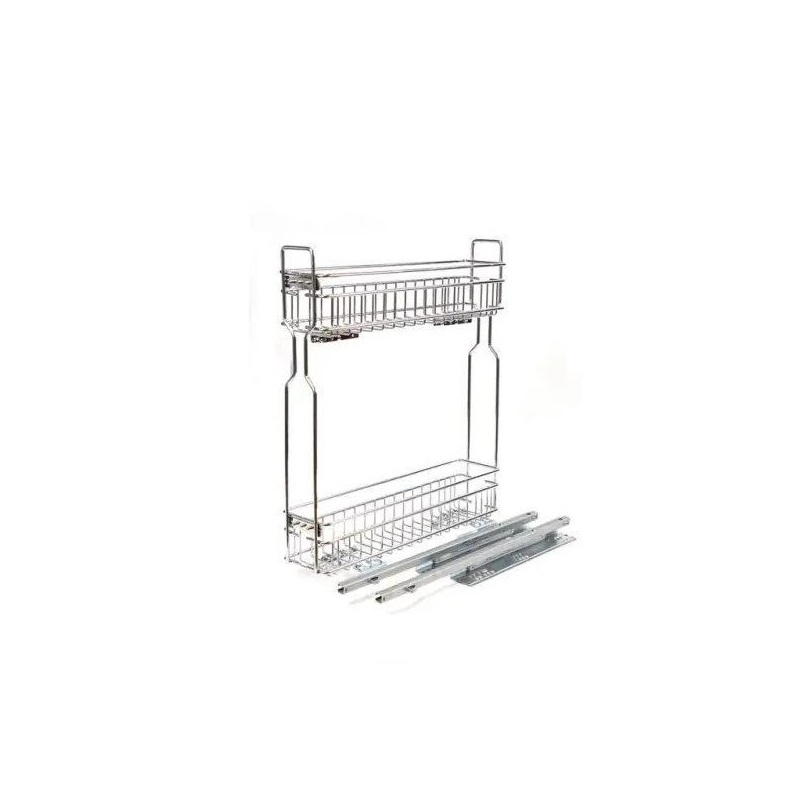 Cos jolly, extractie partiala,corp 150 mm, glisiera Blum, Inoxa pentru casa si proiecte eficiente