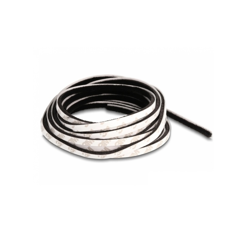 Pentru pentru profil maner dressing, adezivata, neagra, 6 metri, 9 x 4 mm, Hafele