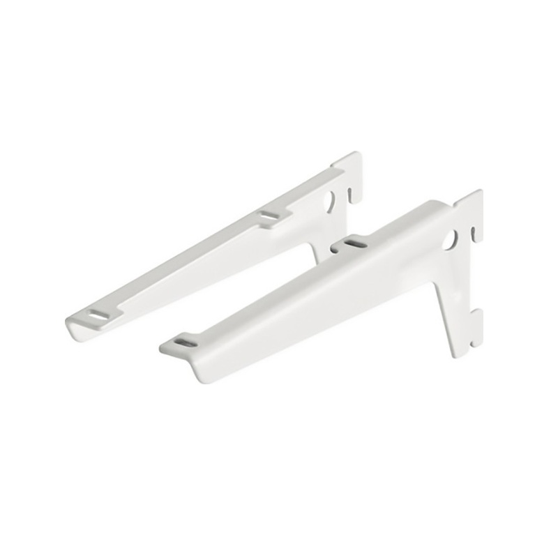 Consola prin agatare, L 180mm, 1 rand, alb, 2 buc, WALL