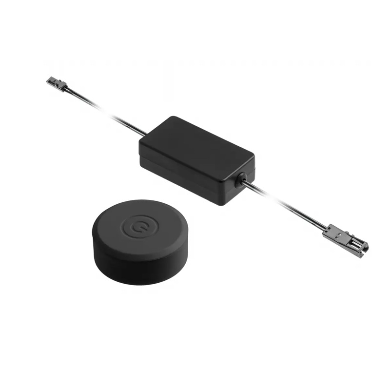 GTV Intrerupator touch wireless, banda led, dimabil, negru mat pentru casa si proiecte eficiente