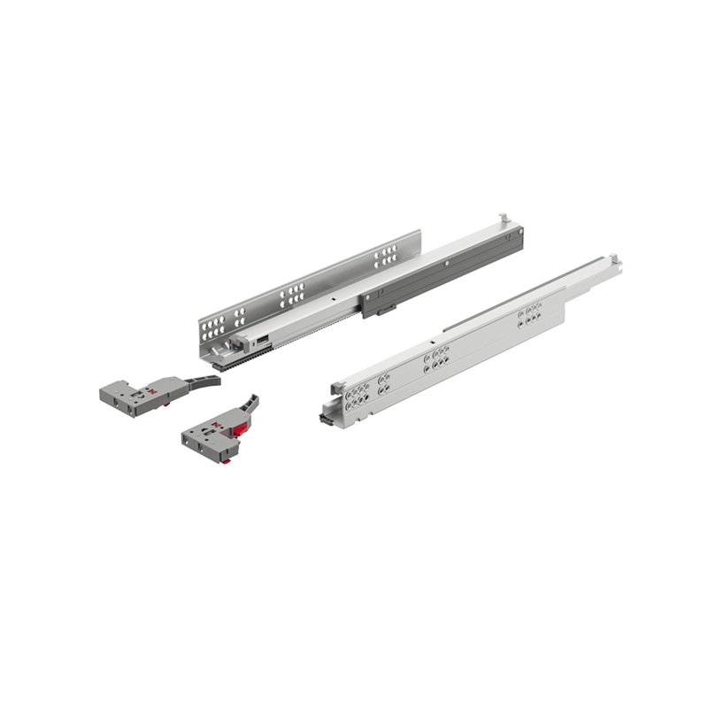 Glisiera sub sertar, Syncro, 450mm, extractie totala, push to open, Hafele pentru casa si proiecte eficiente