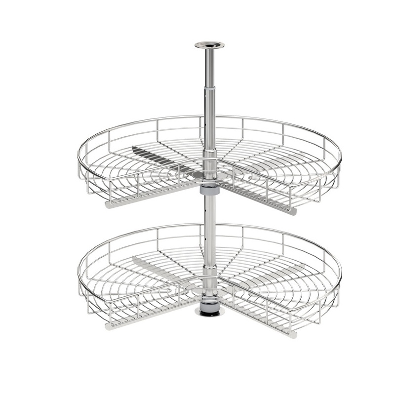 Cos carousel, 3/4, 2 cosuri, FI 695mm, corp de colt, Hafele pentru casa si proiecte eficiente