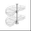 Sistem cos de colt, semiluna, 740X420X600-730, Starax