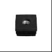 Piciorus cu filet, M8, PVC, 20x20, negru-ok
