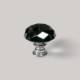 Buton mobilier, cristal negru, Glam