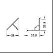 Inaltator, antistrop, pentru blat, folie aurie, neted, 4 metri (debitare maxim 3 metri) 3