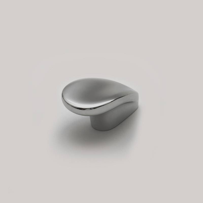 Buton mobilier lacrima 7789, metalic, finisaj crom pentru casa si proiecte eficiente