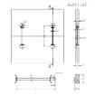 Conector pentru blat L100 mm (2)