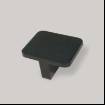 Buton mobilier patrat 718, 40x40, finisaj negru