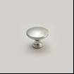 Buton mobilier rotund 315-26, FI 32, metalic, finisaj aluminiu