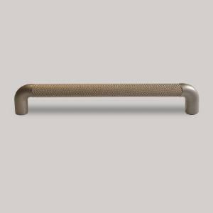 Maner mobilier Ergo, striat, 224 mm interaxa, finisaj maro