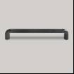 Maner mobilier Ergo, striat, 320 mm interaxa, finisaj negru