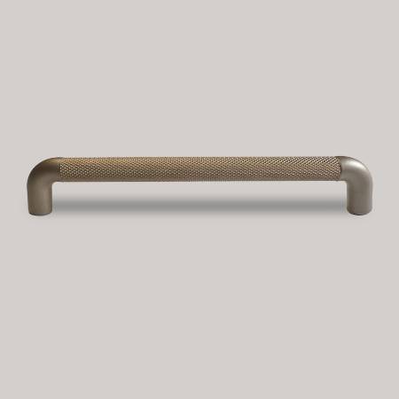 Maner mobilier Ergo, striat, 320 mm interaxa, finisaj maro