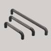 Maner mobilier Ergo, striat, 320 mm interaxa, finisaj gri 2