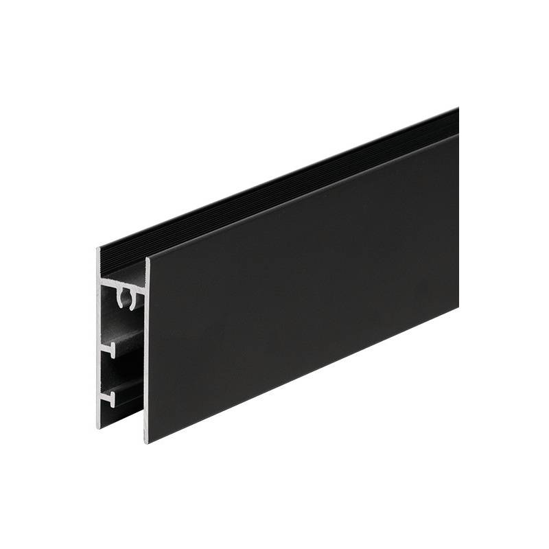 Profil inferior A-18 / H-18, 3m, negru mat, Hafele pentru casa si proiecte eficiente