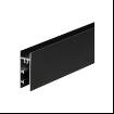 Profil inferior A-18 - H-18, 3m, negru mat, Hafele
