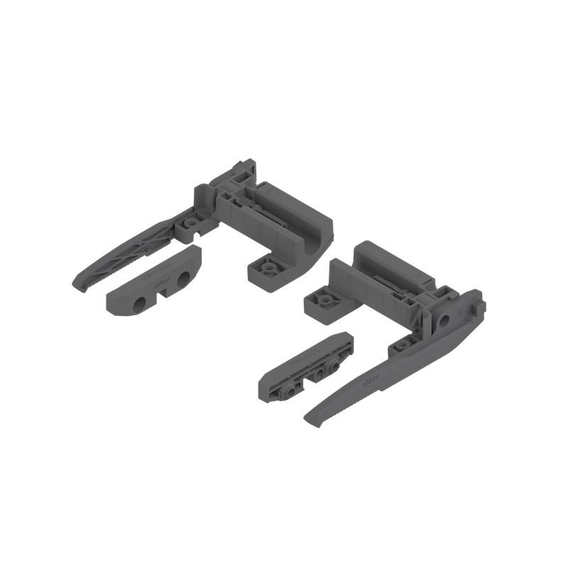 Opritor de polita pentru Tandem, set, gri-orion, Blum