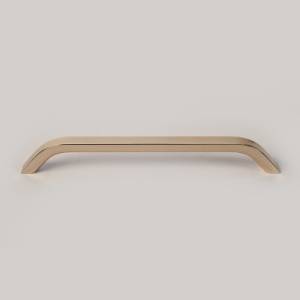 Maner mobilier arcada 6065, 192mm interaxa, metalic, finisaj auriu