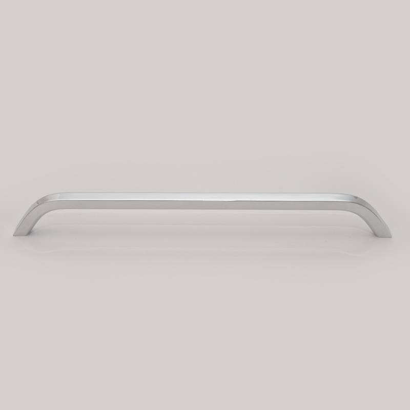Maner mobilier arcada 6065, 224mm interaxa, metalic, finisaj crom pentru casa si proiecte eficiente