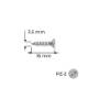 Holzsurub PAL / Lemn, 3.5 x 16, alb-zincat, 100 bucati, Reisser