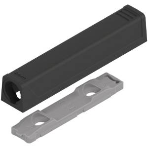 Placuta adaptor tip-on lung, negru, Blum