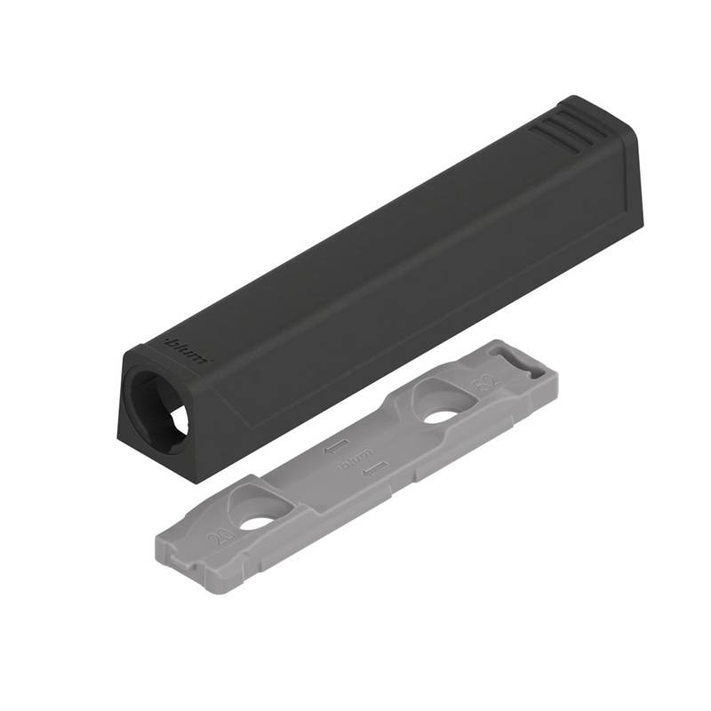 Placuta adaptor tip-on lung, negru, Blum pentru casa si proiecte eficiente
