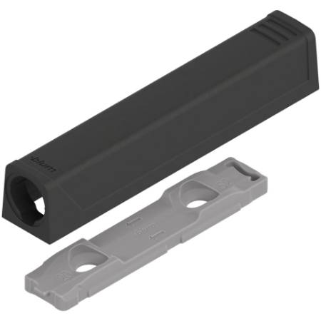 Placuta adaptor tip-on lung, negru, Blum