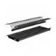Scurgator vase inox, incorporabil, 2 nivele, pentru corp 800 mm, negru