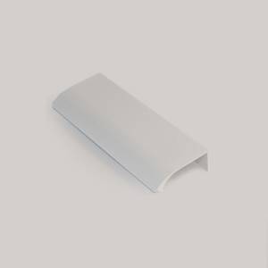 Maner mobilier 3996, 1200 mm, 1000 mm interaxa, metalic, finisaj alb