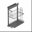 Cos Jolly pentru tavi de cuptor, 15 x 475 x 640, finisaj antracit, Starax