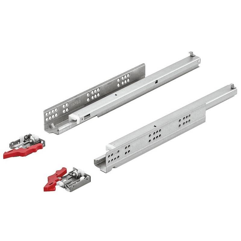 Glisiera sub sertar Syncro 300mm extractie totala Hafele pentru casa si proiecte eficiente