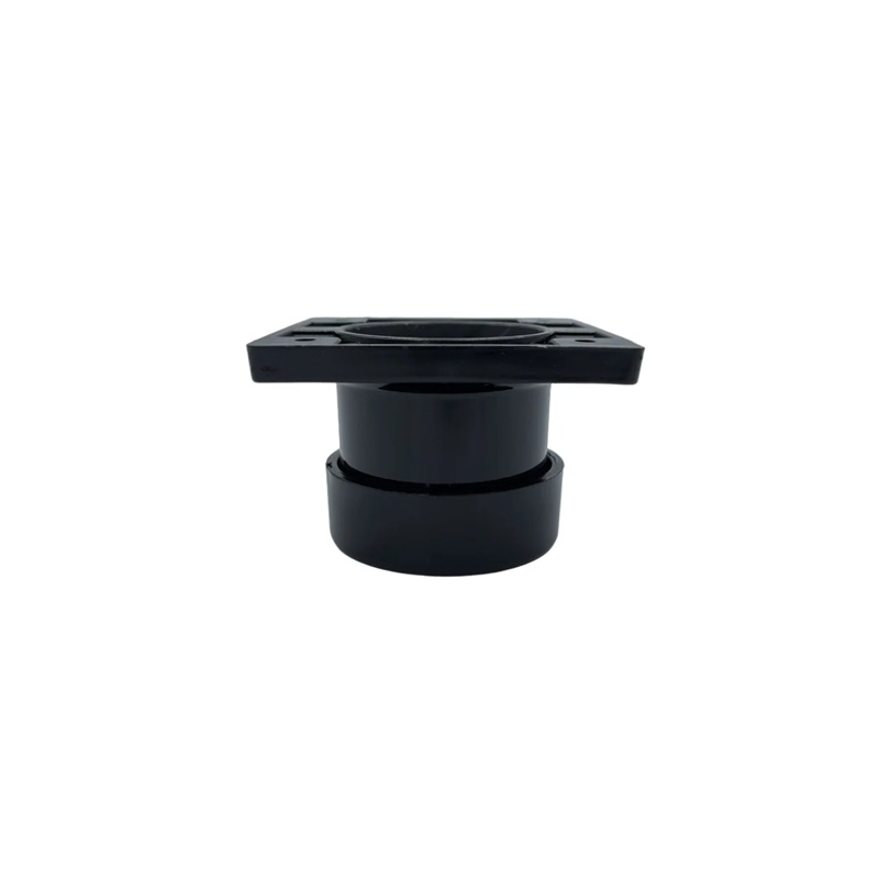 Picior mobilier rotund SEDEF, plastic, H50, finisaj negru pentru casa si proiecte eficiente