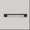 Maner mobilier B0014, 224 mm interaxa, metalic, finisaj negru mat