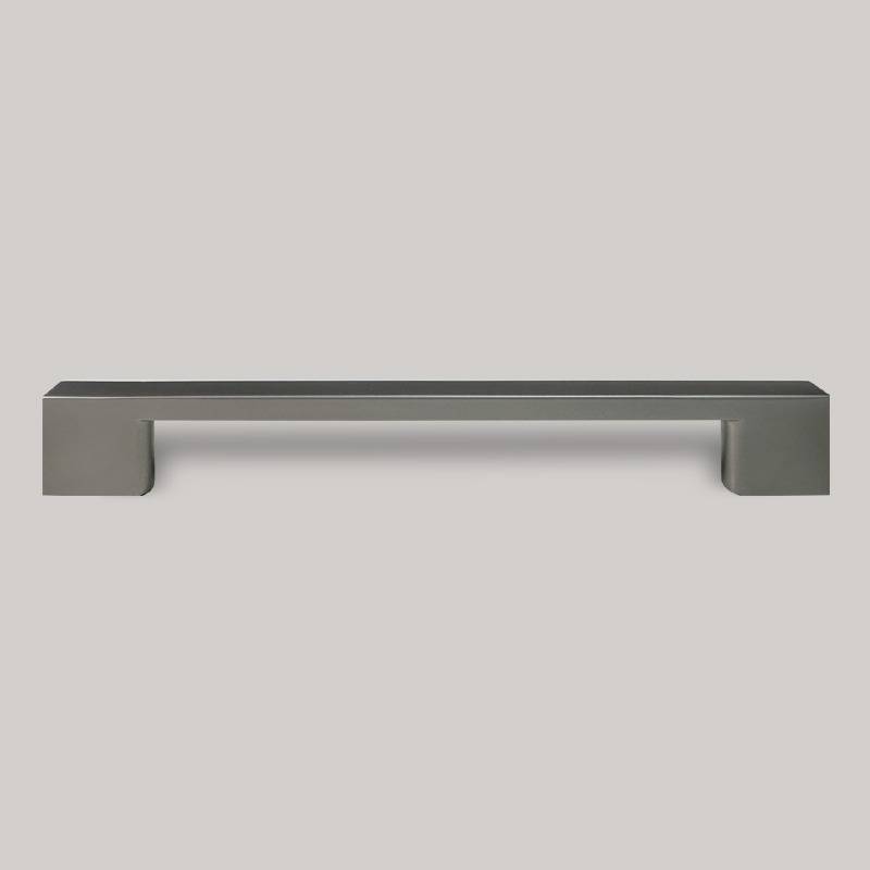 Maner mobilier B0014, 224 mm interaxa, metalic, finisaj gri titan pentru casa si proiecte eficiente