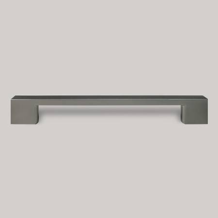 Maner mobilier B0014, 224 mm interaxa, metalic, finisaj gri titan