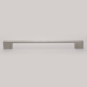 Maner mobilier B0014, 256 mm interaxa, metalic, finisaj inox