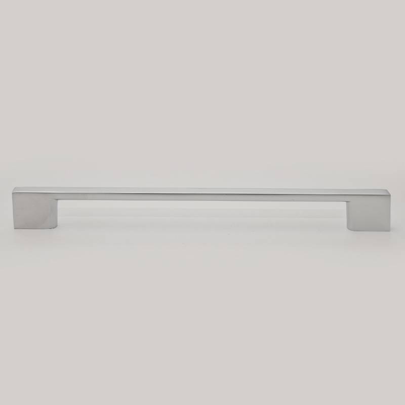 Maner mobilier B0014, 320 mm interaxa, metalic, finisaj aluminiu pentru casa si proiecte eficiente