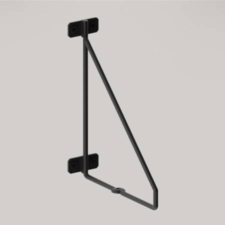 Suporti polita perete, 209 x 166, Hold, metalic, finisaj negru, set 2 bucati