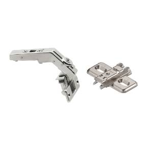 Balama clip-top, de colt, 60 grade, placuta in cruce, Blum