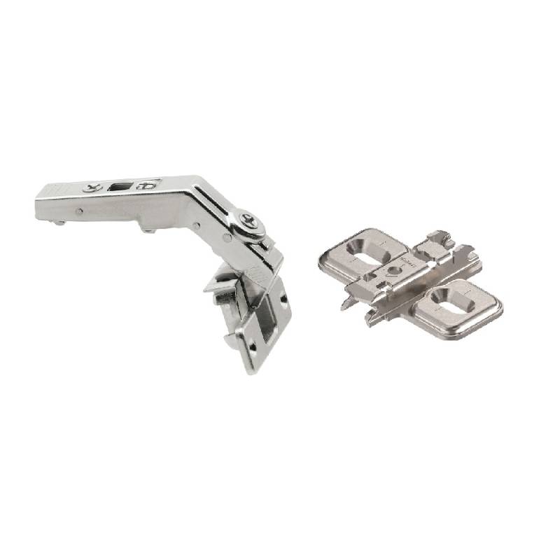Balama clip-top, de colt, 60 grade, placuta in cruce, Blum pentru casa si proiecte eficiente