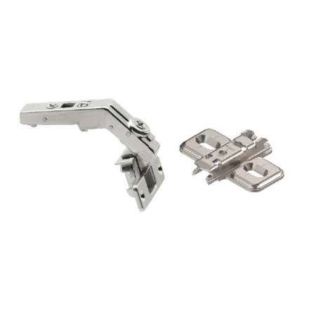 Balama clip-top, de colt, 60 grade, placuta in cruce, Blum