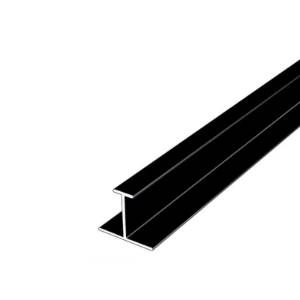 Profil imbinare pal, H, inegal, 3 metri, negru