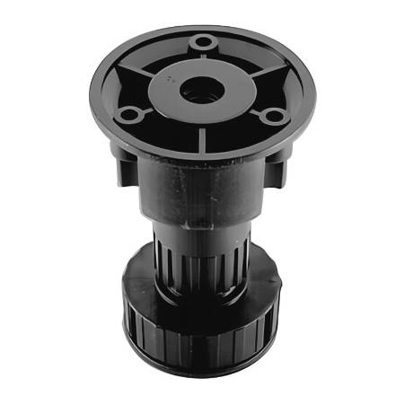 Picior bucatarie, plastic, H80, negru, set 4 bucati, HAFELE