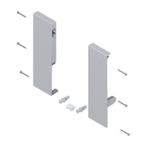 Suport pentru front sertar interior Antaro D, cu traversa, finisaj gri, set, Blum