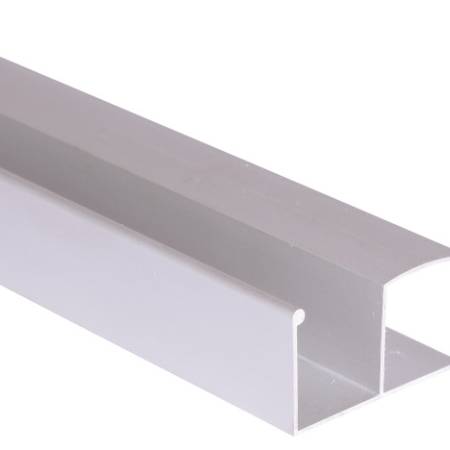 Profil maner Y, 3 metri, fara perie, finisaj aluminiu